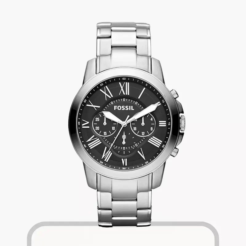 Fossil Grant Chronograph Black Dial Men's Watch | FS4736